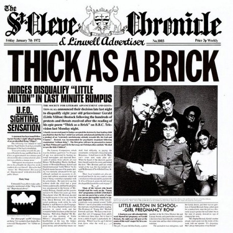 Jethro Tull - CD - Thick as a brick