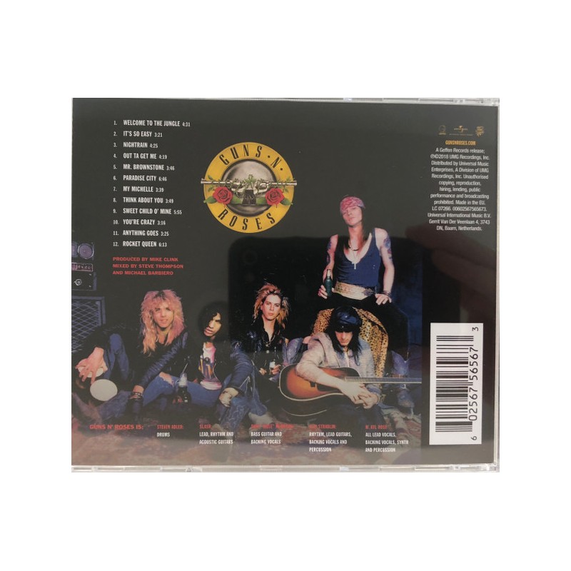 guns n' roses cd appetite for destruction - Compra venta en