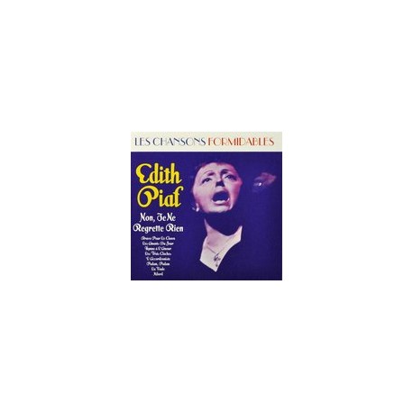 Edith Piaf - CD - Les chansons formidables