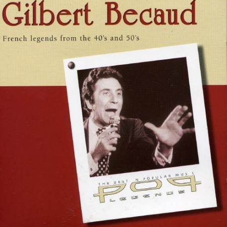 Gilbert Becaud - CD - French legends from the 40's and 50's