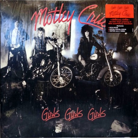Motley Crue Vinilo Girls Girls - Lp 40 aniversario