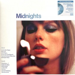 Taylor Swift Vinilo Midnights moonstone blue marbled