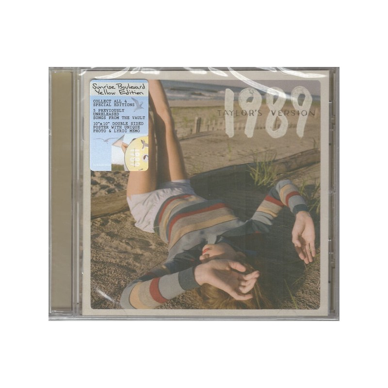 Taylor Swift - 1989 (Taylors Version) Sunrise Boulevard Yellow CD