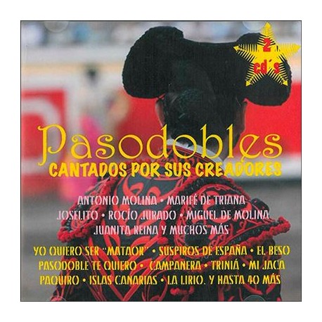 Pasodobles cantados por sus creadores Cd