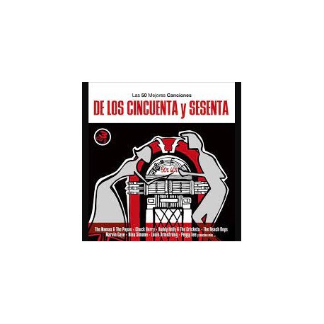 Cd 50 mejores canciones de los 50y 60