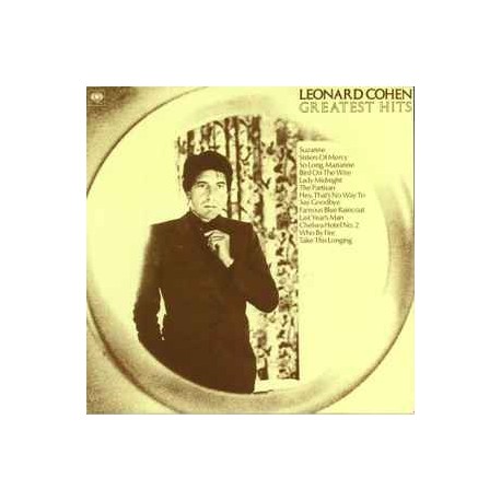 Leonard Cohen Vinilo Greatest Hits Éxitos