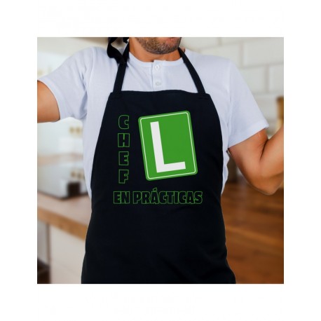 Chef en prácticas Delantal