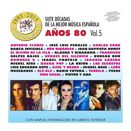 Cd Mejor música española años 80