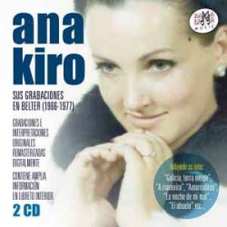 Ana Kiro Cd Grabaciones de 1966-1977