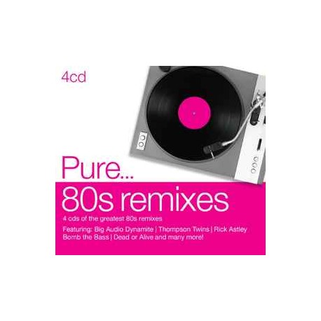 CD Pure 80 remixes. Éxitos años 80