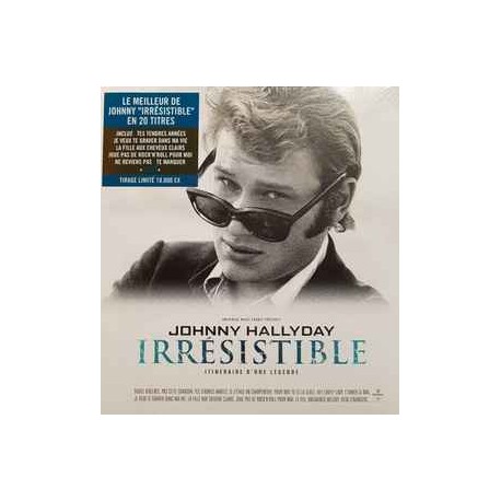 Johnny Hallyday CD Irresistible. Éxitos