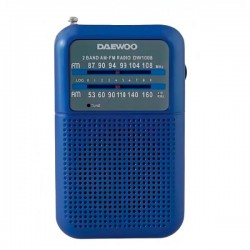 Radio Daewoo de bolsillo con pilas