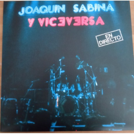 Joaquín Sabina Vinilo En concierto