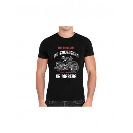 Moteros no envejecen, cambian de marcha CAMISETA L