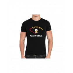 Necesito Cerveza CAMISETA Talla L