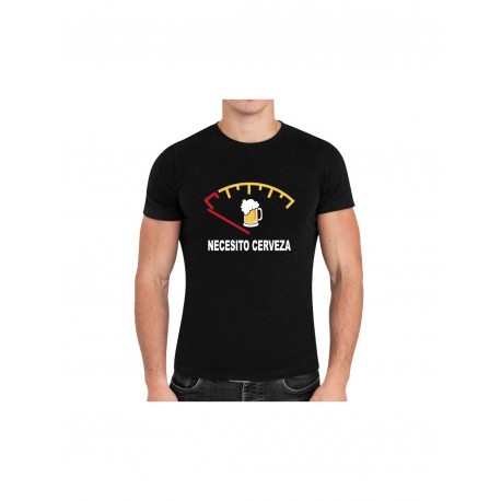 Necesito Cerveza CAMISETA Talla L