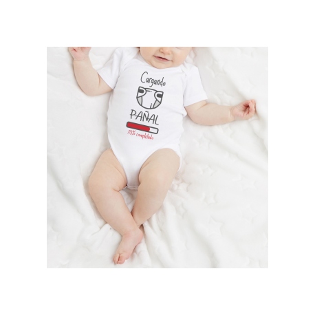 Cargando pañal, Body 6 meses