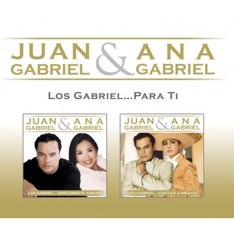Juan Gabriel y Ana Gabriel CD Los Gabriel para tí