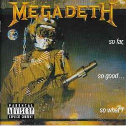 Megadeth CD So far so good so what