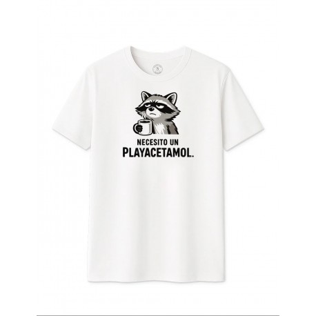 Necesito Playacetamol CAMISETA Mujer L