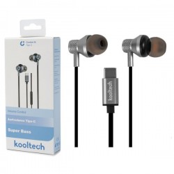 Auricular Tipo C Kooltech gris