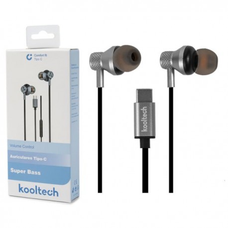 Auricular Tipo C Kooltech gris