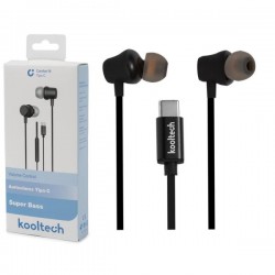 Auricular Tipo C Kooltech negro