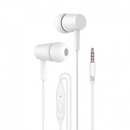 Auricular Silicona Cool Blanco con micrófono