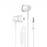 Auricular Silicona Cool Blanco con micrófono